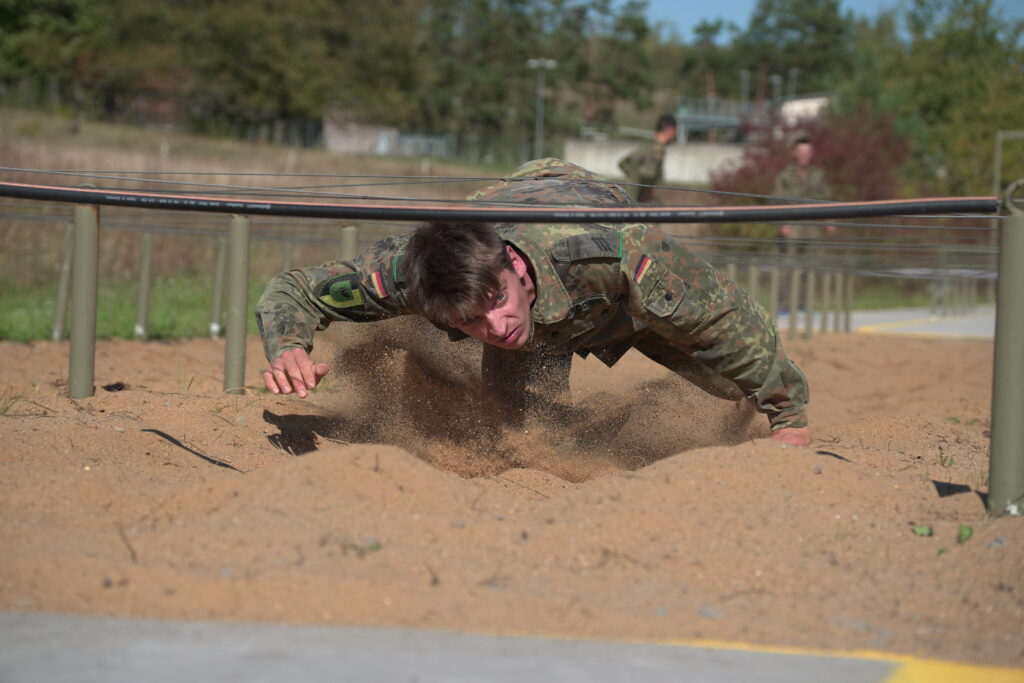 HG Christopher Schröder, CIOR-CISOR Kader, am Hindernis Nr. 4