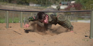 HG Christopher Schröder, CIOR-CISOR Kader, am Hindernis Nr. 4